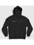 Unisex Siyah Radiohead Kapüşonlu Sweatshirt 1