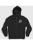 Unisex Siyah Retro Twenty One Pilots Fermuarlı Kapüşonlu Sweatshirt 1