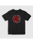 Unisex Çocuk Siyah Rhcp Red Hot Chili Peppers T-Shirt 1