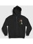 Unisex Siyah Stairway Led Zeppelin Fermuarlı Kapüşonlu Sweatshirt 1