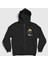 Unisex Siyah Thom Yorke Radiohead Fermuarlı Kapüşonlu Sweatshirt 1