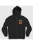 Unisex Siyah Vengeance Judas Priest Fermuarlı Kapüşonlu Sweatshirt 1