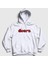 Unisex Beyaz Red Logo The Doors Kapüşonlu Sweatshirt 1
