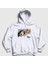 Unisex Beyaz Retro The Beatles Kapüşonlu Sweatshirt 1