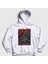 Unisex Beyaz Slayed Slayer Kapüşonlu Sweatshirt 1