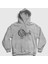 Unisex Gri Logo Opeth Kapüşonlu Sweatshirt 1