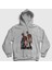 Unisex Gri Travis Scott Fortnite Kapüşonlu Sweatshirt 1
