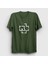 Unisex Haki Logo Rammstein T-Shirt 1
