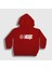 Unisex Çocuk Kırmızı Logo V2 Linkin Park Kapüşonlu Sweatshirt 1