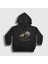 Unisex Çocuk Siyah Airship Led Zeppelin Kapüşonlu Sweatshirt 1