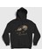 Unisex Siyah Airship Led Zeppelin Kapüşonlu Sweatshirt 1