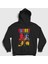 Unisex Siyah Band Red Hot Chili Peppers Kapüşonlu Sweatshirt 1