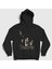 Unisex Siyah Band The Doors Kapüşonlu Sweatshirt 1