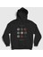 Unisex Siyah Blurryface Twenty One Pilots Kapüşonlu Sweatshirt 1