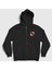 Unisex Siyah Colors Red Hot Chili Peppers Fermuarlı Kapüşonlu Sweatshirt 1