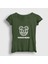 Kadın Haki Bear Logo Radiohead T-Shirt 1