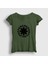 Kadın Haki Logo V3 Red Hot Chili Peppers T-Shirt 1