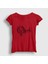 Kadın Kırmızı Logo Opeth T-Shirt 1