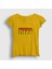Kadın Sarı Logo Kiss T-Shirt 1