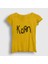Kadın Sarı Logo Korn T-Shirt 1