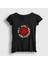 Kadın Siyah Logo V2 Red Hot Chili Peppers T-Shirt 1