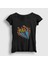 Kadın Siyah Retro Kiss T-Shirt 1