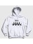 Unisex Beyaz Abbey Road The Beatles Kapüşonlu Sweatshirt 1