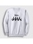 Unisex Beyaz Abbey Road The Beatles Sweatshirt 1
