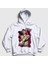 Unisex Beyaz Kiedis Red Hot Chili Peppers Kapüşonlu Sweatshirt 1