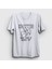 Unisex Beyaz Logo Led Zeppelin T-Shirt 1