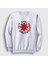 Unisex Beyaz Logo V2 Red Hot Chili Peppers Sweatshirt 1