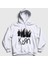Unisex Beyaz Members Korn Kapüşonlu Sweatshirt 1