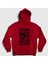 Unisex Kırmızı Stranger The Doors Kapüşonlu Sweatshirt 1