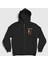 Unisex Siyah Best Radiohead Fermuarlı Kapüşonlu Sweatshirt 1