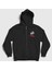 Unisex Siyah British Judas Priest Fermuarlı Kapüşonlu Sweatshirt 1