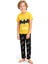 Hello Kitty Lisanslı Koyu Sarı Kız Çocuk Kısa Kol Pijama Takımı 1