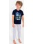 Dream Surfer Lacivert Genç Erkek Kısa Kol Pijama Takımı 1