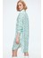 5813 Çiçek Desenli Tek Cepli Oversize Tunik 5