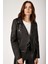 1025 Suni Deri Biker Ceket 2