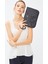 Kadın Basic Clutch Çanta Monogram Desenli Lacivert 214002 2