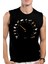 Sürat Göstergesi Siyah Kesik Kol | Kolsuz Erkek T-Shirt | Atlet 1