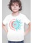 Türkiye Ay Yıldız Beyaz Kısa Kollu Kız Erkek Çocuk T-Shirt 1
