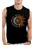Türkiye Ay Yıldız Siyah Kesik Kol | Kolsuz Erkek T-Shirt | Atlet 1