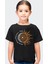 Türkiye Ay Yıldız Siyah Kısa Kollu Kız Erkek Çocuk T-Shirt 1