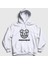 Unisex Beyaz Bear Logo Radiohead Kapüşonlu Sweatshirt 1