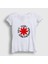 Kadın Beyaz Logo V2 Red Hot Chili Peppers T-Shirt 1