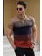 Renk Bloklu Camel Polo Yaka Erkek Triko Tişört 9280 1