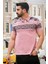 Pudra Baskılı Polo Tişört 3057 1