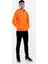 Unisex Turuncu Kapüşonlu Cepli Sweatshirt 1