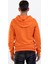 Unisex Turuncu Kapüşonlu Cepli Sweatshirt 4